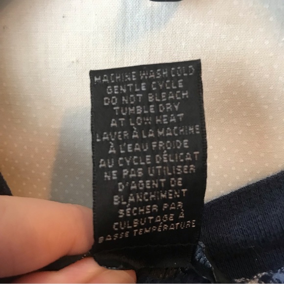 Pierre Cardin Long Sleeved Waffle Knit Navy Blue Henley Shirt Size Small - Picture 5 of 5